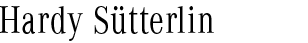 Hardy Sütterlin